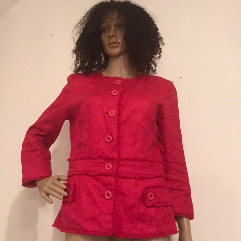 Neiman Marcus Exclusive Button Down Blazer
